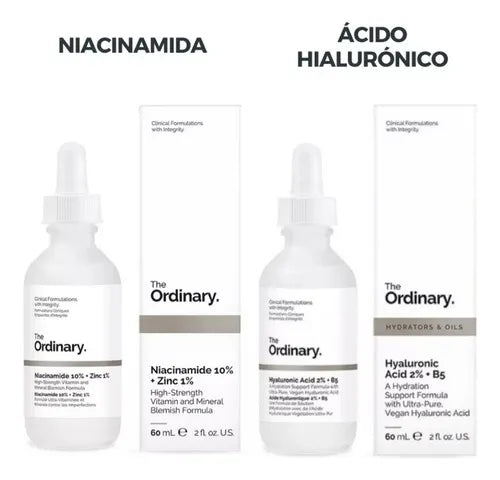 Ácido Hialurónico 30 Ml + Niacinamide 30ml Set The Ordinary Tipo De Piel Todo Tipo De Piel